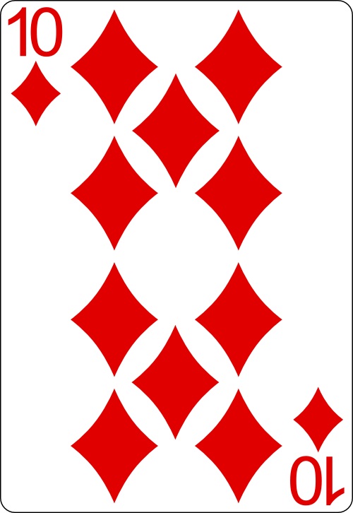 10 of Diamonds