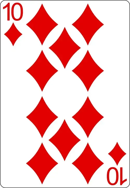10 of Diamonds