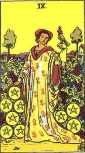 Nine of Pentacles