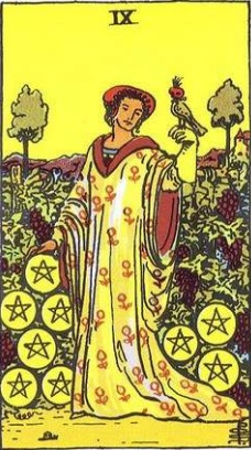 Nine of Pentacles